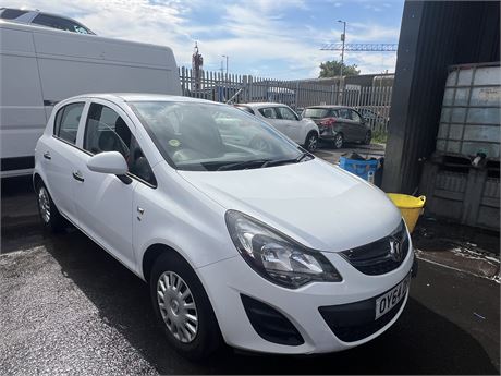 2014 VAUXHALL CORSA S 65 ECOFLEX WHITE