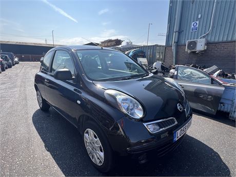 2010 NISSAN MICRA VISIA DCI 86 BLACK