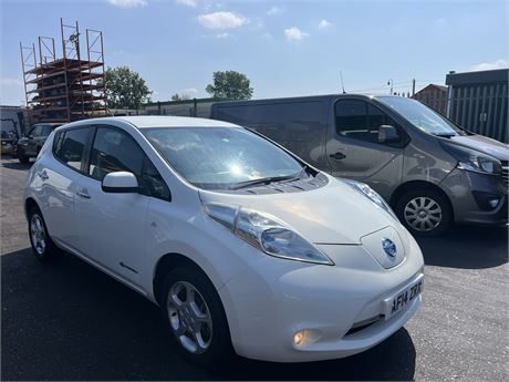 2014 NISSAN LEAF ACENTA 109 ELECTRIC 24KWH AUTO WHITE