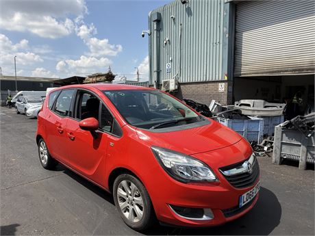 2016 VAUXHALL MERIVA LIFE VVT ECOTEC-4 RED