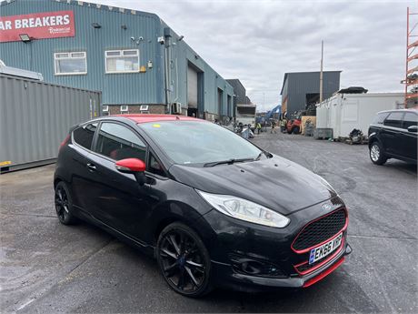 2016 FORD FIESTA ZETEC S BLACK EDITION T ECOBOOST 140 S/S BLACK