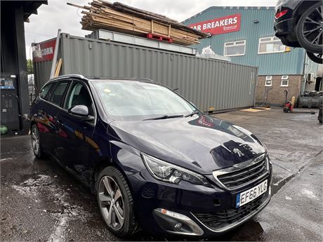 2017 PEUGEOT 308 ALLURE PURETECH E-THP 130 EAT6 AUTO S/S BLUE