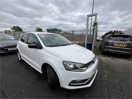 2017 VOLKSWAGEN POLO MATCH EDITION BLUEMOTION WHITE