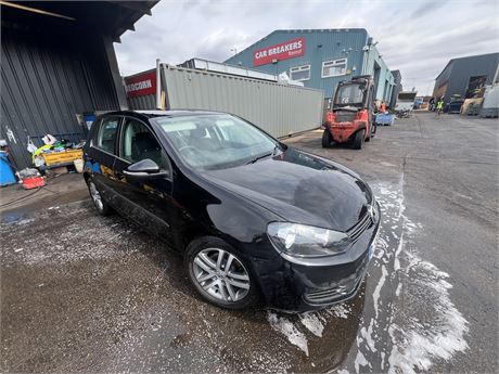 2009 VOLKSWAGEN GOLF SE TDI 105 DSG AUTO BLACK