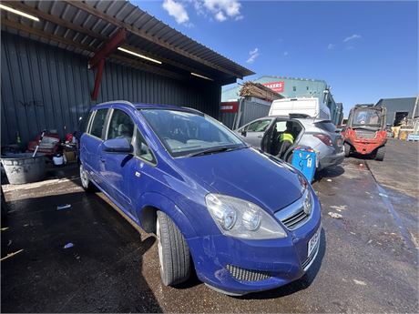 2014 VAUXHALL ZAFIRA EXCLUSIV VVT 120 BLUE