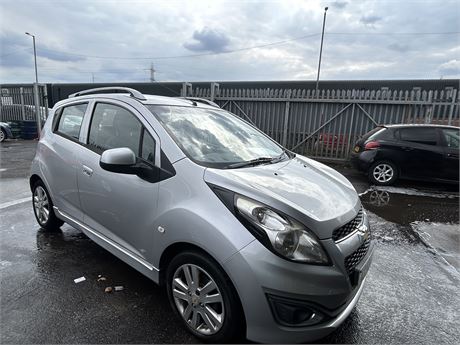 2013 CHEVROLET SPARK LTZ SILVER