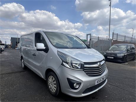 2015 VAUXHALL VIVARO 2700 SPORTIVE CDTI 115 L1H1 SWB EURO5 GREY